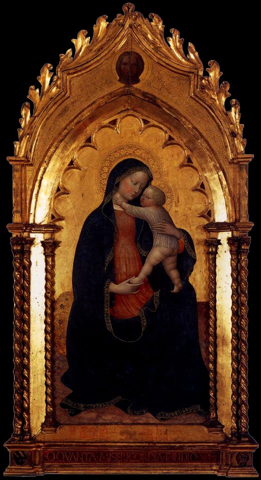Masolino, madonna dell'umiltà brema