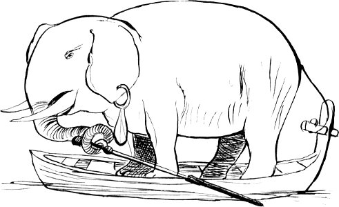 More Nonsense, Pictures, Rhymes, Botany, etc. (1872), The Enthusiastic Elephant