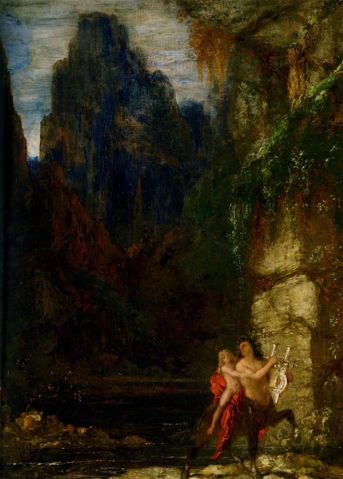 Moreau - The Education of Achilles