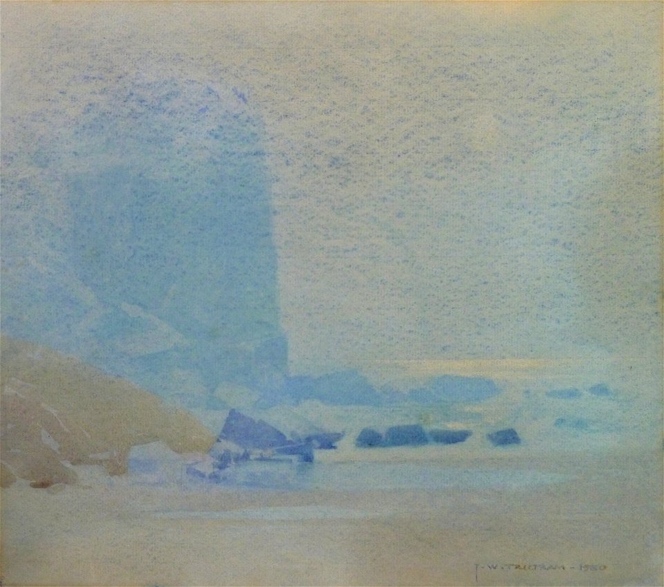 Moonlight reflection through the mist 1930