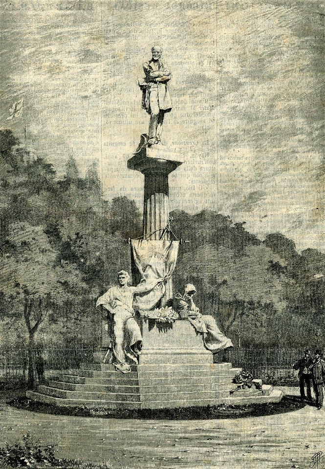 Monumento a Giuseppe Mazzini, dello scultore Pietro Costa