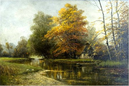 Moras, Walter - Spreewaldlandschaft bei Lehde