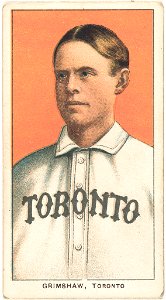 Moose Grimshaw, Toronto Team, baseball card portrait LCCN2008677037