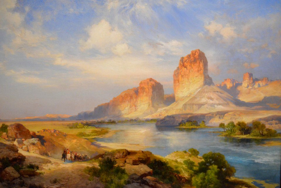 Green River, Wyoming by Thomas Moran, 1907, Tacoma Art Museum