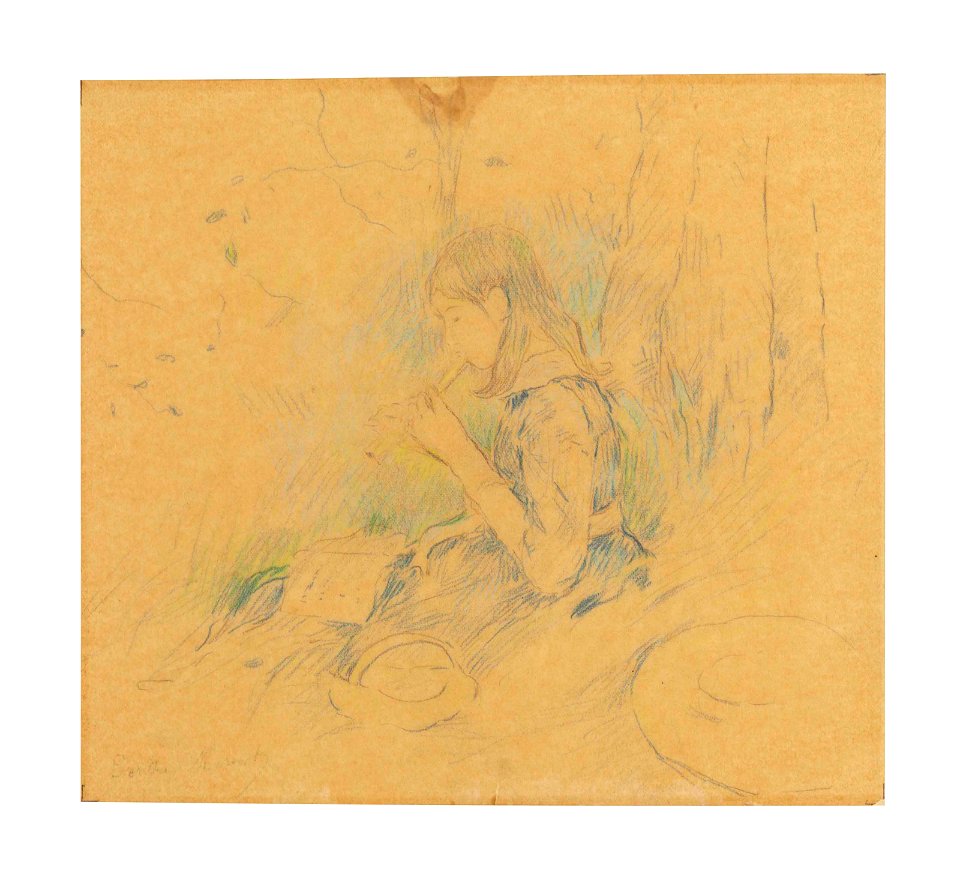 Morisot - Julie Manet joue au Flageolet, 1890
