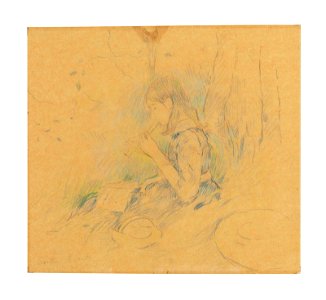 Morisot - Julie Manet joue au Flageolet, 1890