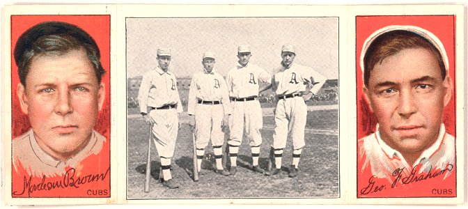 Mordecai Brown-Geo. F. Graham, Chicago Cubs, baseball card portrait LCCN2008678465
