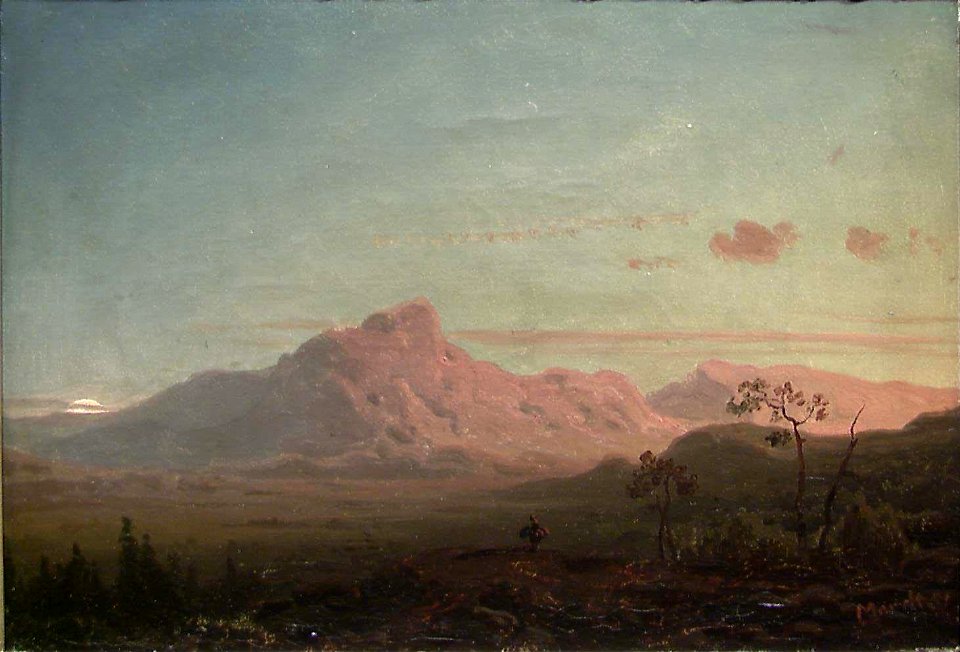 Gustav Adolph Mordt - Sunset in the High Mountains - NG.M.00278 - National Museum of Art, Architecture and Design