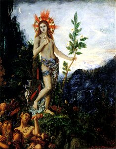 Moreau - Apollo Receiving the Shepherds' Offerings, 1895