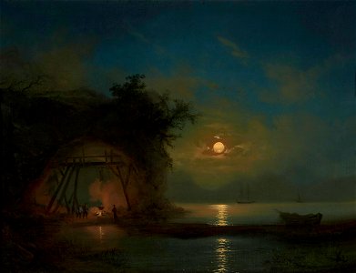 Moonlit Night (Aivazovsky)