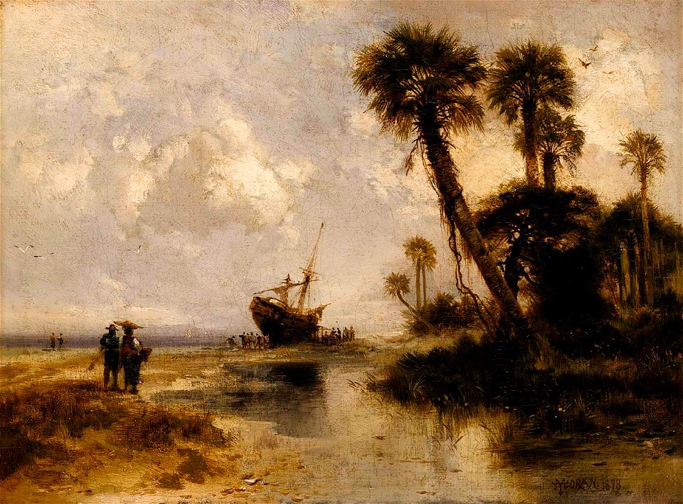 Thomas Moran - Fort George Island, Florida - 1970.73 - Smithsonian American Art Museum