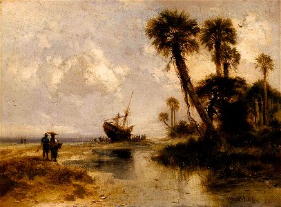 Thomas Moran - Fort George Island, Florida - 1970.73 - Smithsonian American Art Museum