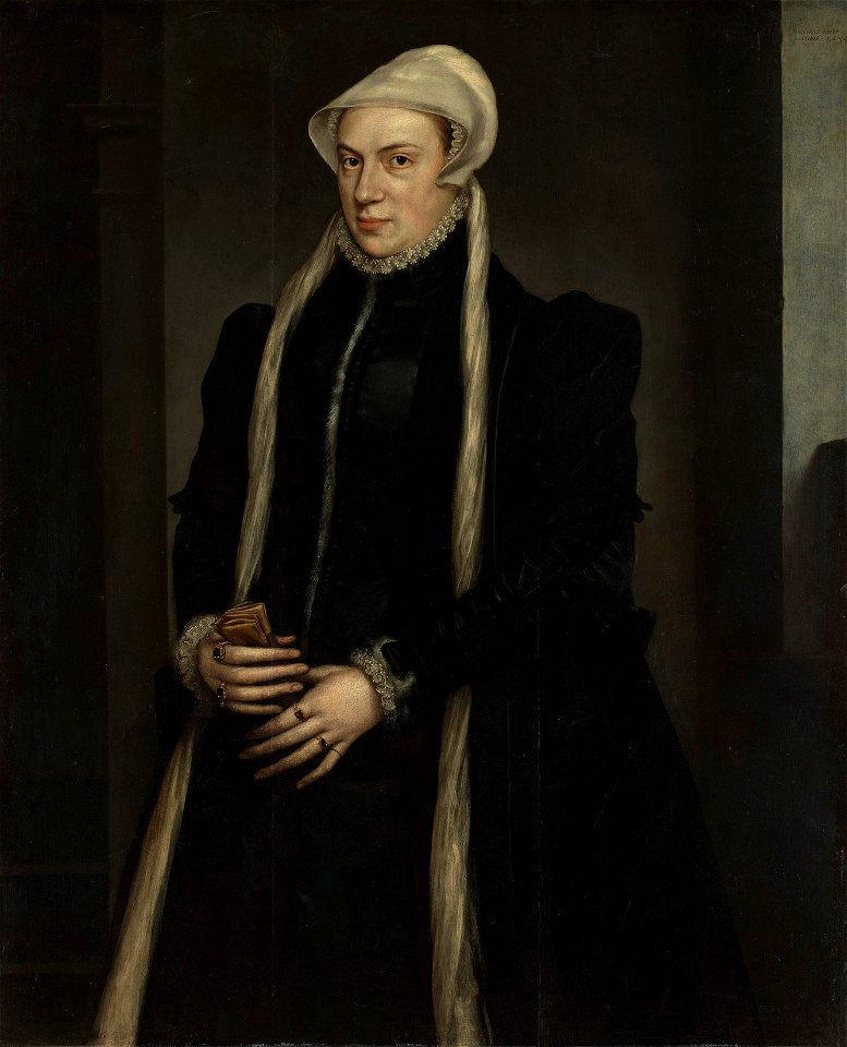 Anthonis Mor (1512-16-c. 1576) - Christina of Denmark (1522-90) - RCIN 405799 - Royal Collection