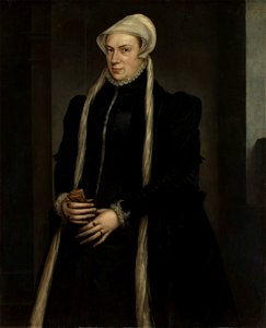 Anthonis Mor (1512-16-c. 1576) - Christina of Denmark (1522-90) - RCIN 405799 - Royal Collection