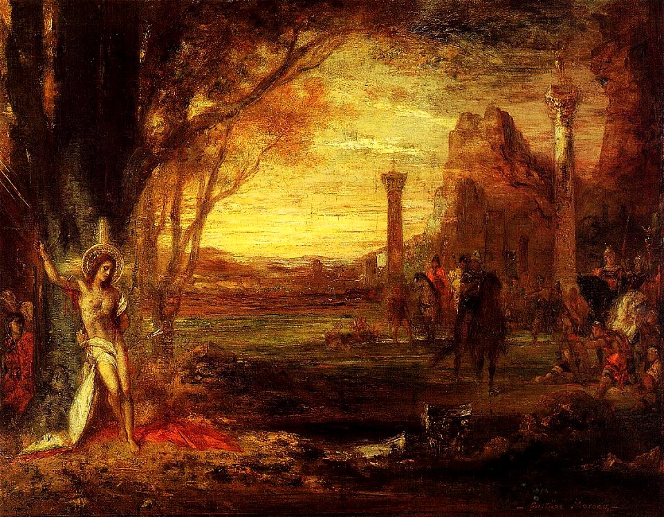Moreau - Saint Sebastian and His Executioners, circa 1870