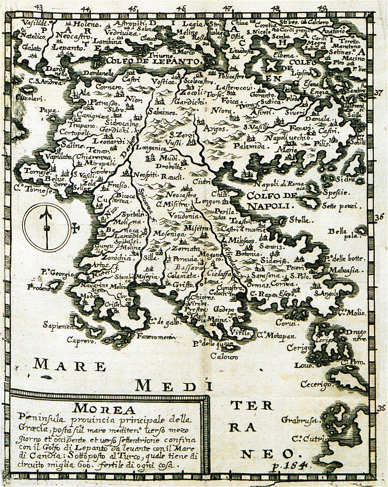 Morea - Sandrart Jacob Von - 1686