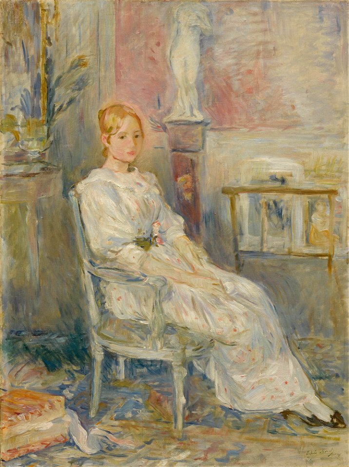 Morisot - ALICE GAMBY DANS LE SALON, 1890