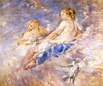Morisot - venus-at-the-forge-of-vulcan-after-boucher-1884