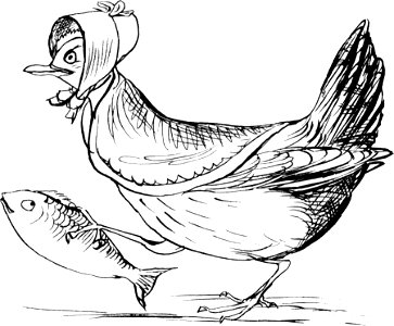 More Nonsense, Pictures, Rhymes, Botany, etc. (1872), The Hasty Higgeldipiggledy Hen