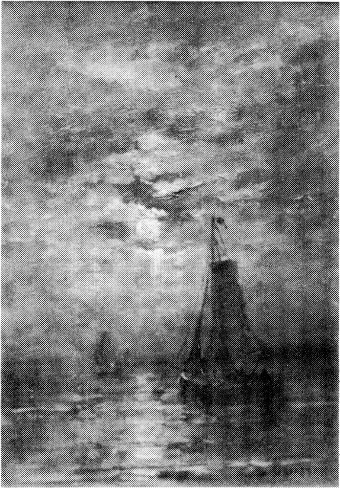 Moonlight at Sea by Hendrik Willem Mesdag Rijksdienst voor het Cultureel Erfgoed B725
