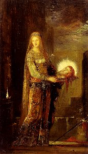 Moreau - Salome Carrying the Head of John the Baptist on a Platter, circa 1876