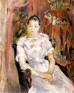 Morisot - young-girl-resting