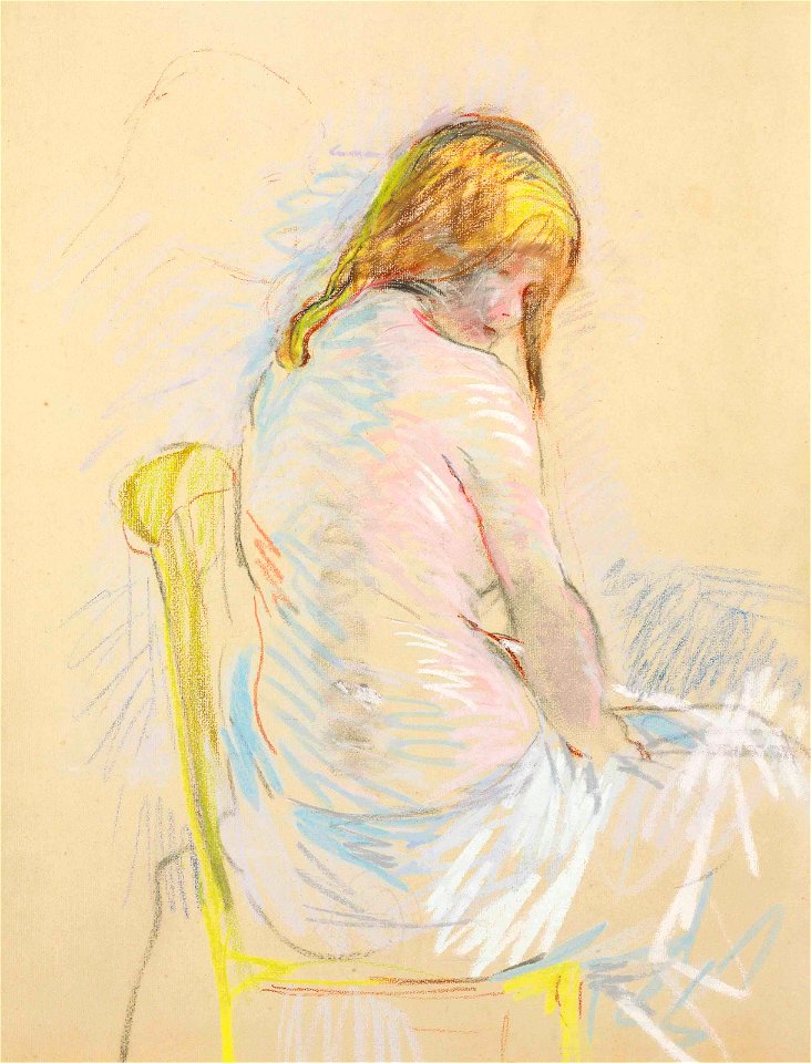 Morisot - Avant le bain, circa 1886-1887