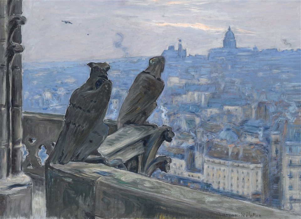 Étienne Moreau-Nélaton, Paris von den Türmen der Kirche Notre-Dame gesehen