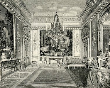Monza interno della Villa Reale Sala degli arazzi