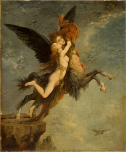 Gustave Moreau - La chimère. Free illustration for personal and commercial use.