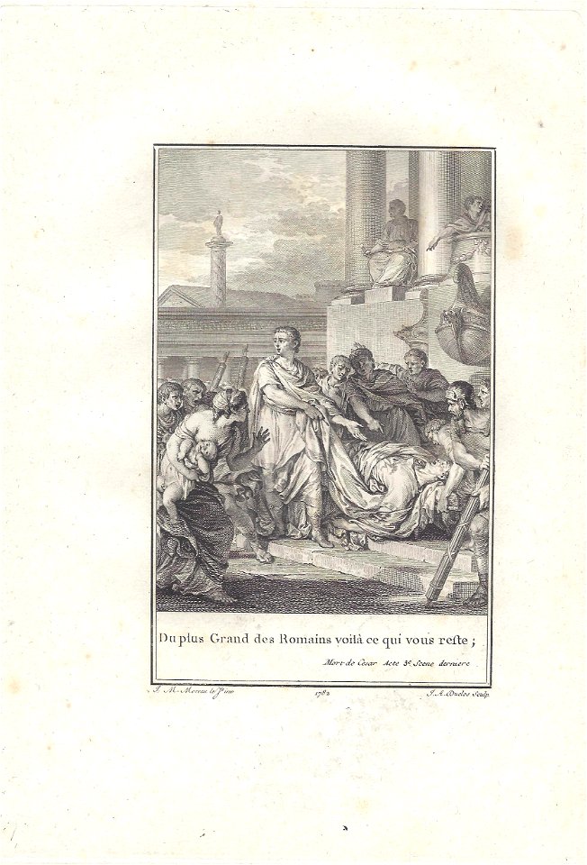 Moreau Voltaire Mort de Cesar