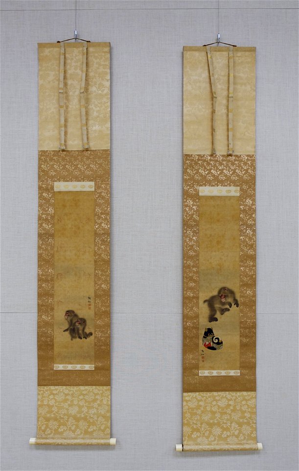 Mori Sosen - Monkeys at Play - 14.76.17, .18 - Metropolitan Museum of Art
