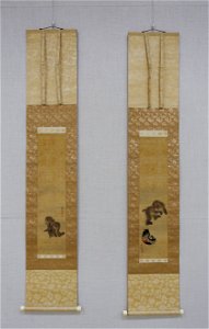 Mori Sosen - Monkeys at Play - 14.76.17, .18 - Metropolitan Museum of Art