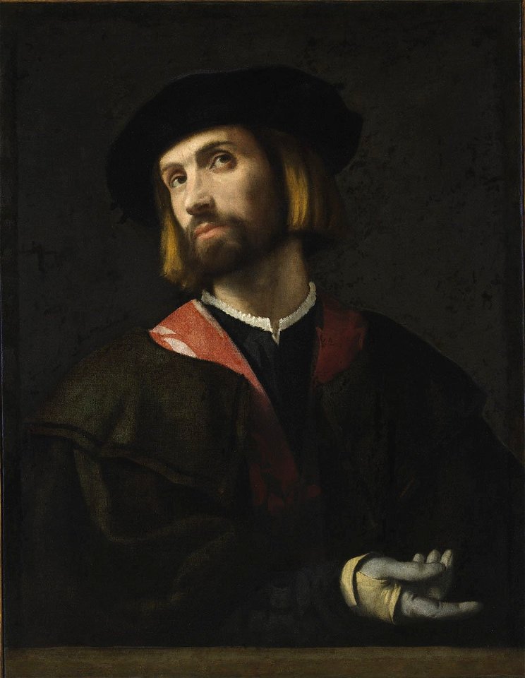 Moretto da Brescia - Portrait of a Man, ca. 1520–1521, 90