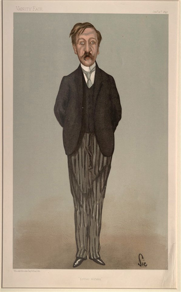 George Moore by Walter Sickert Vanity Fair 21 January 1897