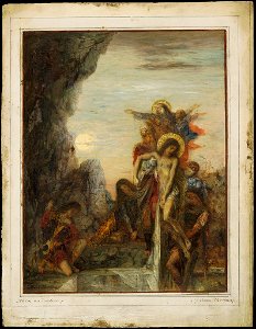 Moreau - The Entombment, c. 1867