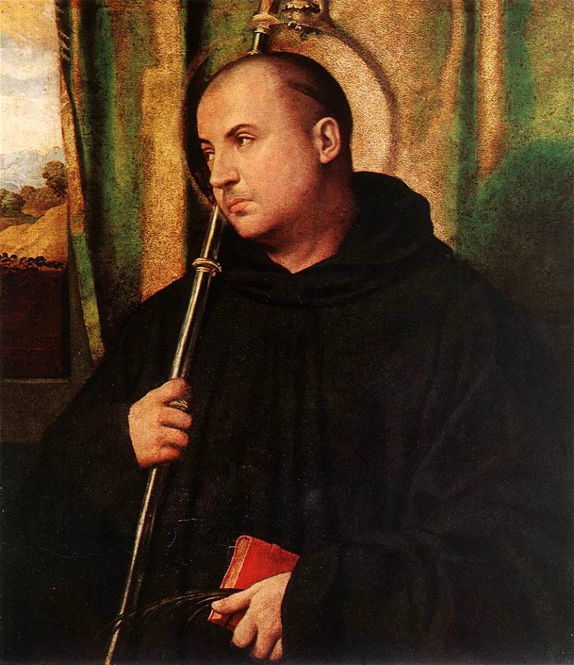 Moretto da Brescia - A Saint Monk - WGA16222