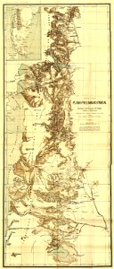 Moreno - Reconnaissance de la région andine, 1897, Carte