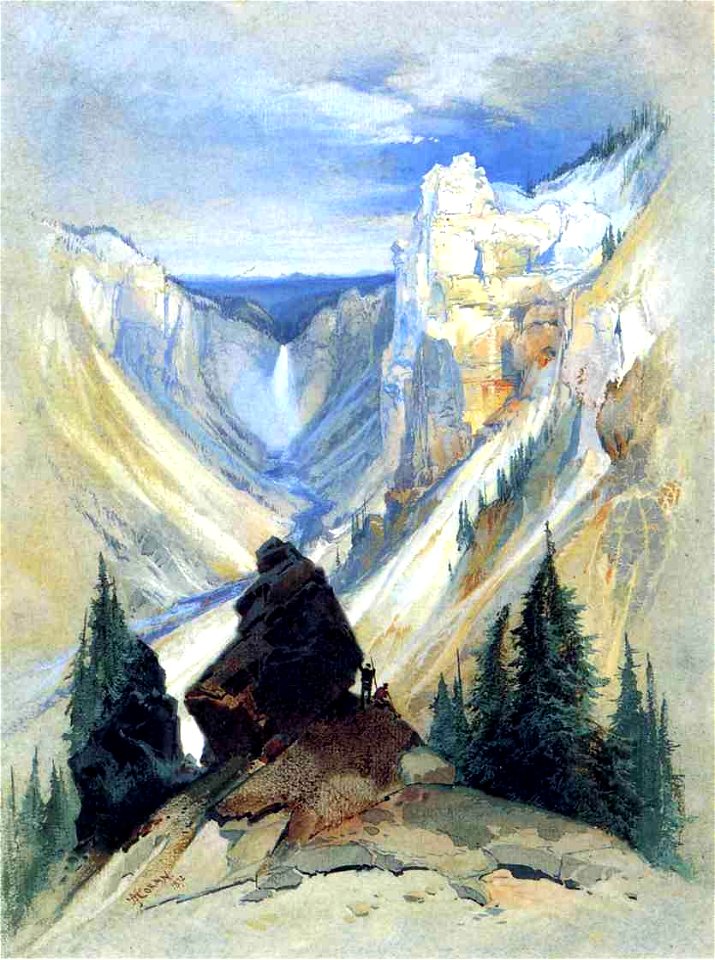 The Grand Canyon of the Yellowstone Thomas Moran