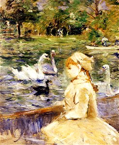 Morisot - young-girl-boating-1884