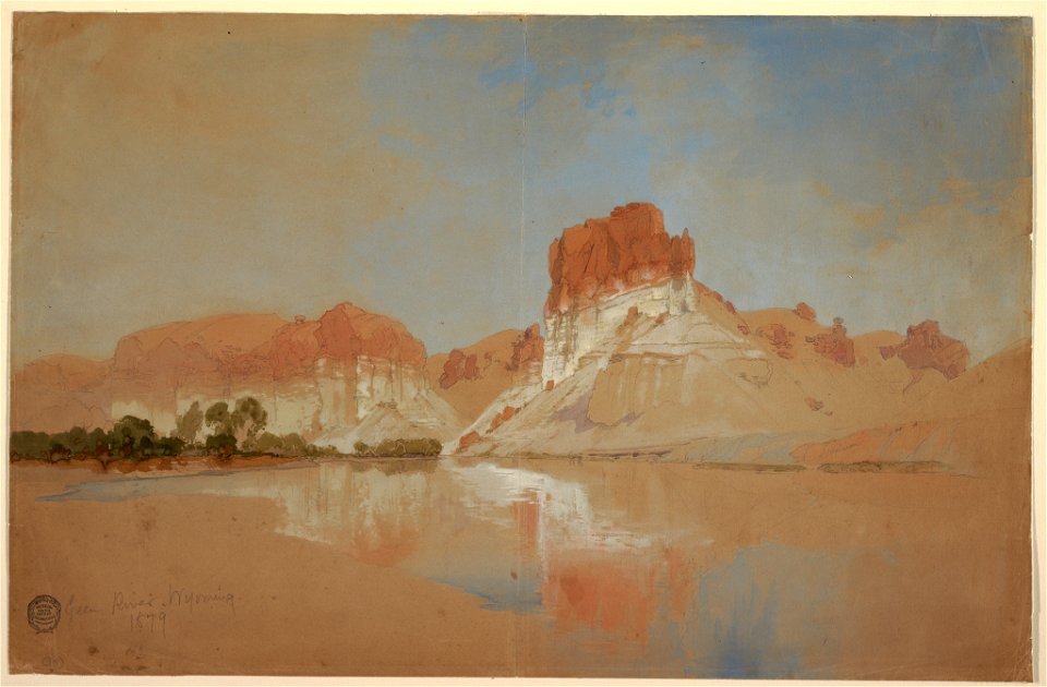 Drawing, Green River, Wyoming Territory, 1879 (CH 18189673)
