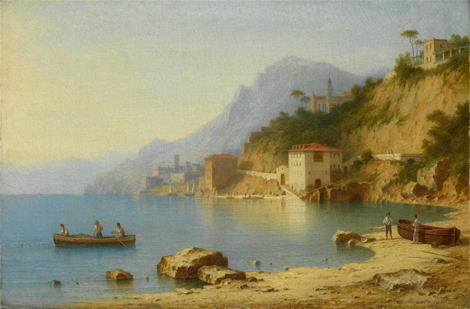 Carl Morgenstern - Ansicht von Villafranca bei Nizza - 11612 - Bavarian State Painting Collections