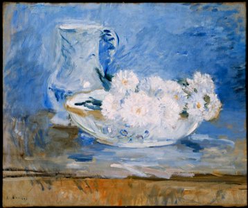 Berthe Morisot - White Flowers in a Bowl - 48.581 - Museum of Fine Arts