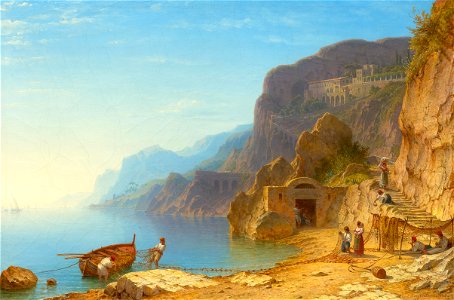 Carl Morgenstern - Kapuzinerkloster bei Amalfi (1843)