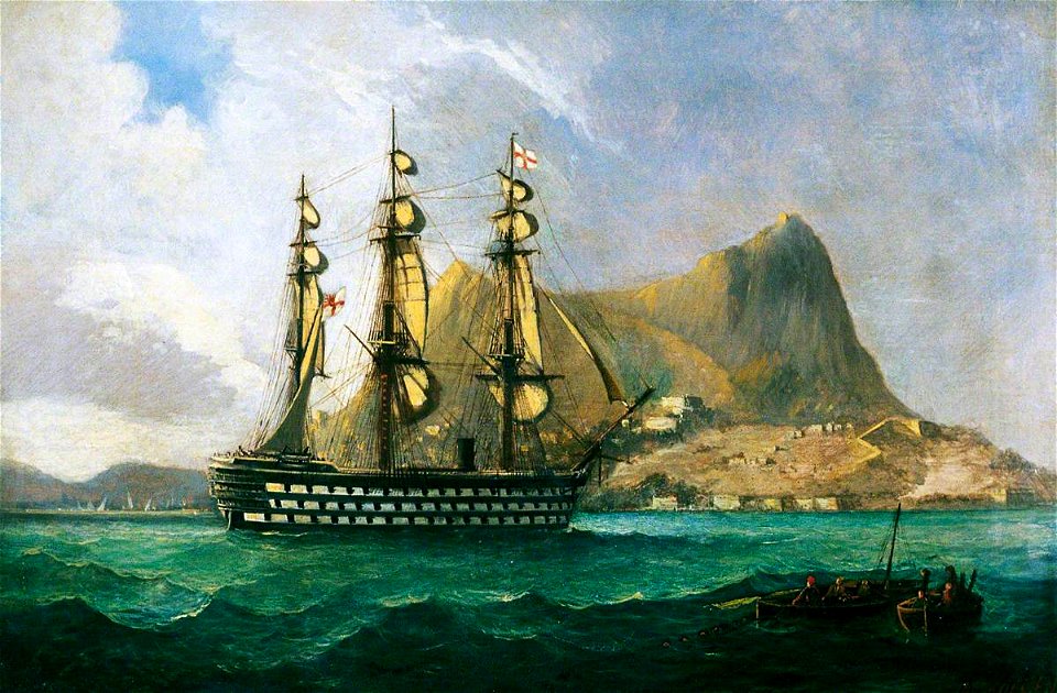 HMS Marlborough by Henry J Morgan