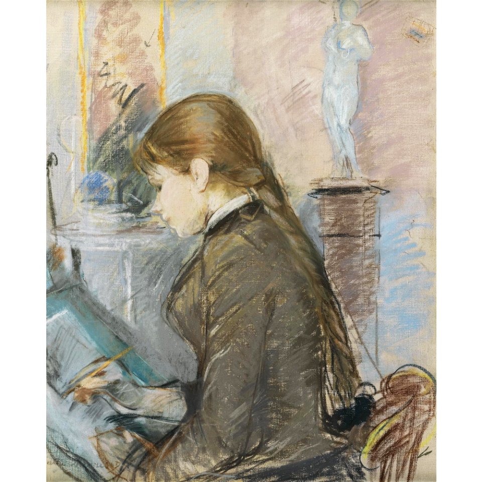 Morisot - PAULE GOBILLARD DESSINANT, 1886