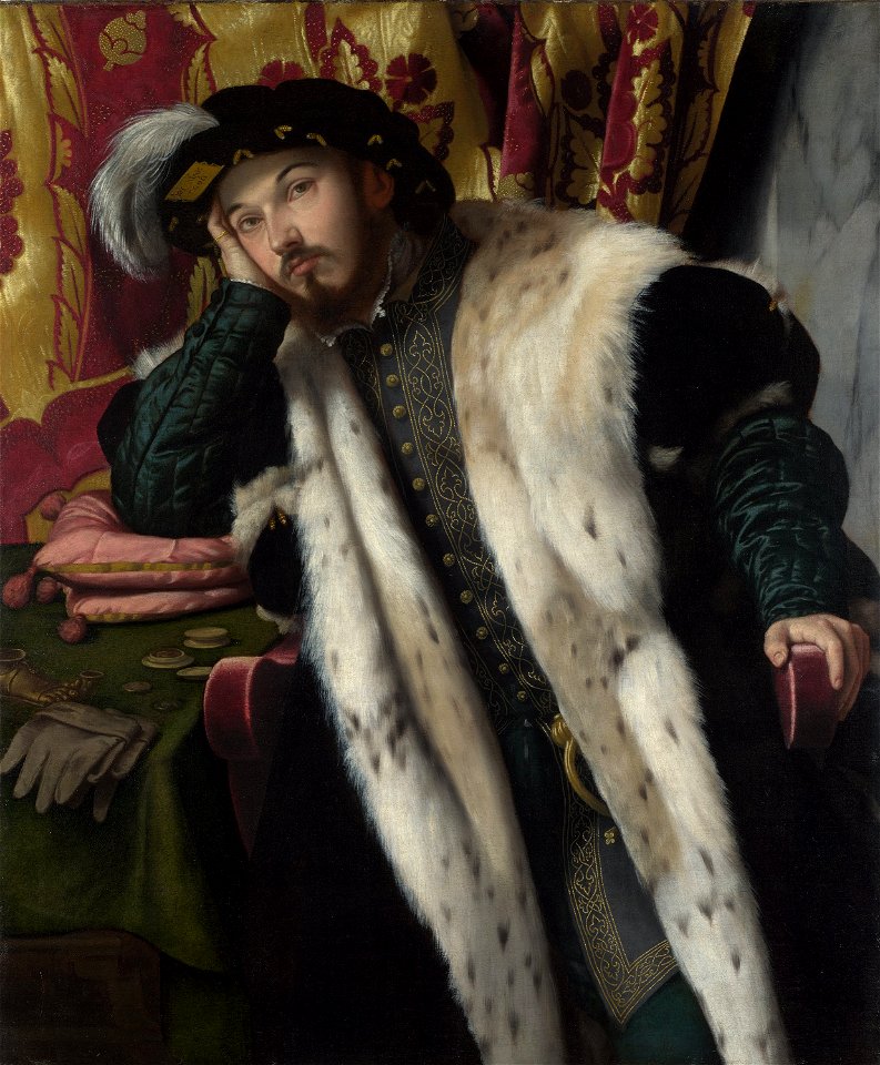 Moretto da Brescia - Portrait of Count Fortunato Martinengo Cesaresco - Google Art Project