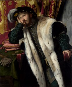 Moretto da Brescia - Portrait of Count Fortunato Martinengo Cesaresco - Google Art Project