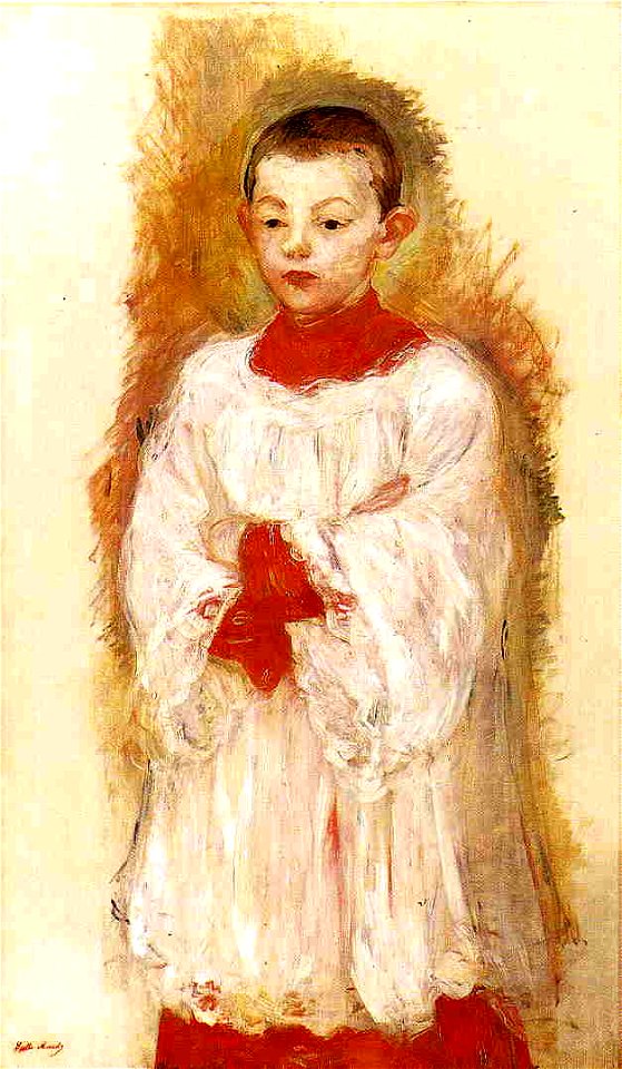 Morisot - choir-boy