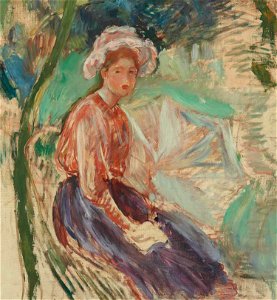 Morisot - Jeune fille à l'ombrelle, 1893